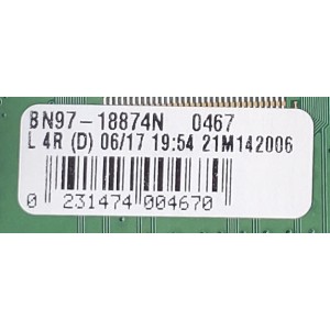 MAIN PARA SMART TV SAMSUNG 4K UHD (( HOTELERA )) / NÚMERO DE PARTE BN94-17752G / BN97-18874N / BN9417752G / 011016605902 / 20220623 / MODELO HG55AU800NFXZA	